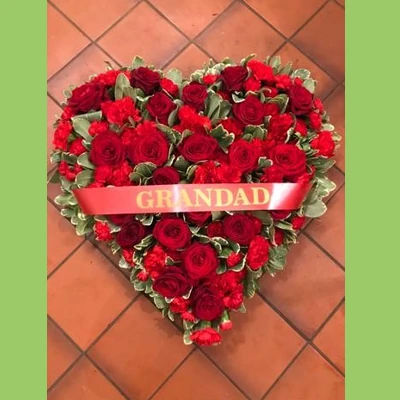 Rose Carnation Heart
